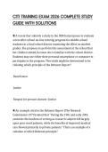 CITI TRAINING EXAM 2026 COMPLETE STUDY GUIDE WITH SOLUTIONS