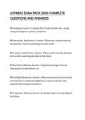 LCP4805 EXAM PACK 2026 COMPLETE QUESTIONS AND ANSWERS