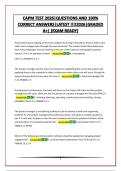 CAPM 2026 TEST&vert;QUESTIONS AND 100&percnt; CORRECT ANSWERS&vert;LATEST &excl;&excl;&excl;&excl;2026&vert;GRADED A&plus;&vert; &lpar;EXAM READY&rpar;