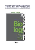 Test bank for biology 2e by openstax