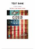 CJ 2019 &ndash; 1st Edition by James A&period; Fagin & Michele P&period; Bratina &vert; Complete Test Bank for Chapters 1&ndash;14