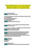 HOSA PHARMACOLOGY ACTUAL EXAM 2026  200&plus; HIGH-YIELD QUESTIONS AND ANSWERS