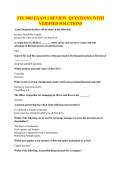 FIN 3403 EXAM 1 REVIEW QUESTIONS WITH VERIFIED SOLUTIONS