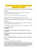 FIN 3403 EXAM 1 REVIEW QUESTIONS WITH VERIFIED SOLUTIONS