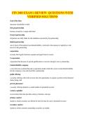 FIN 3403 EXAM 1 REVIEW QUESTIONS WITH VERIFIED SOLUTIONS