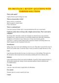 FIN 3403 EXAM 2 REVIEW QUESTIONS WITH VERIFIED SOLUTIONS