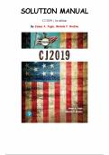 CJ 2019 &ndash; 1st Edition by James A&period; Fagin & Michele P&period; Bratina &vert; Complete Solutions Manual for Chapters 1&ndash;14