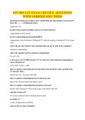 FIN 3403 UCF EXAM 2 REVIEW QUESTIONS WITH VERIFIED SOLUTIONS
