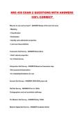NRS 450 EXAM 2 QUESTIONS WITH ANSWERS 100&percnt; CORRECT 