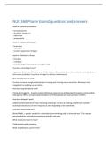NUR 360 Pharm Exam2 questions and answers 