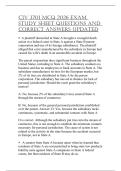 CIV 3701 MCQ2026EXAMSTUDY SHEET QUESTIONSANDCORRECT ANSWERS UPDATED