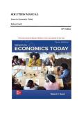 Solution Manual for Issues in Economics Today 10th Edition by Robert Guell &comma; ISBN&colon; 9781266260193 &vert;All Chapters Included&vert; Guide A&plus;