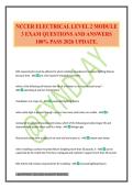 NCCER ELECTRICAL LEVEL 2 MODULE 3 EXAM QUESTIONS AND ANSWERS 100&percnt; PASS 2026 UPDATE&period;