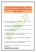 NICET FIRE ALARM LEVEL 1 EXAM QUESTIONS AND ANSWERS 100&percnt; PASS 2026 UPDATE&period;