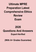 Ultimate MPRE Exam Prep &ndash; Latest 2026 Comprehensive Ethics Questions & Answer