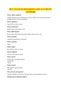 HCC EXAM &num;2 QUESTIONS AND ACCURATE ANSWERS