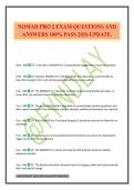 NOMAD PRO 2 EXAM QUESTIONS AND ANSWERS 100&percnt; PASS 2026 UPDATE&period;