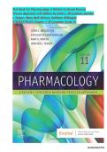 Test Bank For Pharmacology A Patient-Centered Nursing Process Approach 11th Edition by Linda E&period; McCuistion&semi; Jennifer J&period; Yeager&semi; Mary Beth Winton&semi; Kathleen DiMaggio &vert;ISBN&colon;9780323793155 &vert; Chapter 1-58 &vert; All Chapters &comma;Complete Guide A&plus;