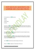 NUFT 202 EXAM 2 QUESTIONS AND ANSWERS 100&percnt; PASS 2026 UPDATE