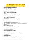 AP COGO UK TEST PRACTICE EXAM QUESTIONS WITH VERIFIED ANSWERS