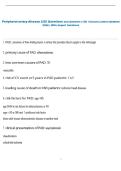 Peripheral artery disease 2&sol;25 Questions and Answers &lpar;100 &percnt;Score&rpar; Latest Updated  2026 &vert; With Expert Solutions 