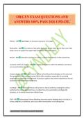 OB&sol;GYN EXAM QUESTIONS AND ANSWERS 100&percnt; PASS 2026 UPDATE&period;