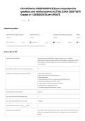 HFA INDIANA JURISPRUDENCE Exam comprehensive questions and verified answers ACTUAL EXAM 2026 TEST&excl;&excl; Graded A&plus; &vert; 2025&vert;2026 EXAM UPDATE