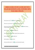 OHIO GXMO STUDY GUIDE REVIEW EXAM QUESTIONS AND ANSWERS 100&percnt; PASS 2026 UPDATE