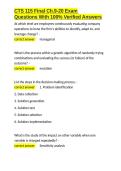 CTS 115 Final Ch&period;9-20 Exam Questions With 100- Verified Answers&period;docx