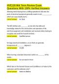 HVE130 Mid Term Review Exam Questions With 100- Verified Answers&period;docx