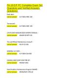 FA-18 E F PC Complete Exam Set Questions and Verified Answers &lpar;solutions&rpar;&period;docx
