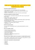 NURS 143 EXAM&num;3 REVIEW QUESTIONS WITH VERIFIED SOLUTIONS
