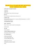 NR 602 FINAL EXAM&num;3 REVIEW QUESTIONS WITH VERIFIED SOLUTIONS