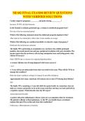 NR 602 FINAL EXAM&num;4 REVIEW QUESTIONS WITH VERIFIED SOLUTIONS