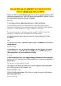 NR 602 FINAL EXAM REVIEW QUESTIONS WITH VERIFIED SOLUTIONS