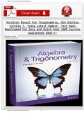 Test Bank for Trigonometry&comma; 5th Edition by Cynthia Y&period; Young &vert; All Chapters &vert; Verified Q&A