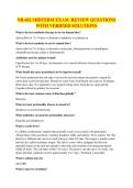 NR 602 MIDTERM EXAM REVIEW QUESTIONS WITH VERIFIED SOLUTIONS