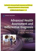 TEST BANK For Advanced Health Assessment and Differential Diagnosis Essentials for Clinical Practice 1st Edition Myrick&comma; Verified Chapters 1 - 12&comma; Complete Newest Version