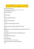 NR 602 MIDTERM STUDY EXAM REVIEW QUESTIONS WITH VERIFIED SOLUTIONS