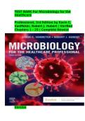 Test Bank for Microbiology for the Healthcare Professional&comma; 3rd Edition by VanMeter & Hubert &vert; Verified Chapters 1-25 &vert; Complete Newest Version 2027