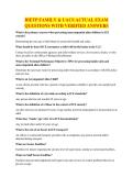 BIETP FAMILY & UACS ACTUAL EXAM QUESTIONS WITH VERIFIED ANSWERS