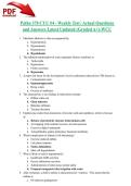 Patho 370 CYU &num;4 - Weekly Test &vert; Actual Questions and Answers Latest Updated 2026&sol;2027 &lpar;Graded A&plus;&rpar;-WCU