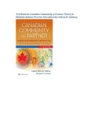 Test Bank for Canadian Community as Partner 5th Edition Ardene R&period; Vollman&vert; Complete Test bank Questions & Answers with Rationales &vert;