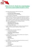 Patho 370 CYU &num;3 - Weekly Test &vert; Actual Questions and Answers Latest Updated &lpar;Graded A&plus;&rpar;-WCU