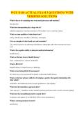 WGU D118 ACTUAL EXAM 3 QUESTIONS WITH VERIFIED SOLUTIONS