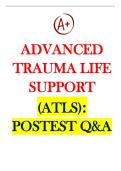 POSTEST ATLS QUESTIONS And ANSWERS