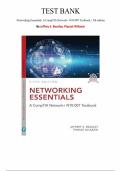 Networking Essentials&colon; A CompTIA Network&plus; N10-007 Textbook &ndash; 5th Edition by Jeffrey S&period; Beasley & Piyasat Nilkaew &vert; Complete Test Bank for Chapters 1&ndash;14