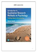 Samenvatting Onderzoeksmethoden 3 - 3e bachelor psychologie - VUB - geslaagd eerste zit 18&sol;20