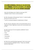 CNM EDUCATIONAL PROGRAM FRAMEWORK 2026 FORMAL TESTING QUERIES AND EXACT INFORMATION ADVANCED STUDY PACKAGE