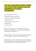 CNM FINAL ASSESSMENT SEGMENT RECORD 2026 VETTED ITEMS COMPLETE SOLUTION METHODOLOGY SUCCESSFUL CONFIRMATION